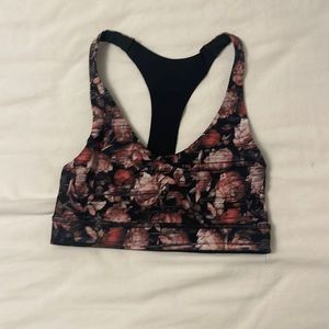 lulu lemon rose sports bra